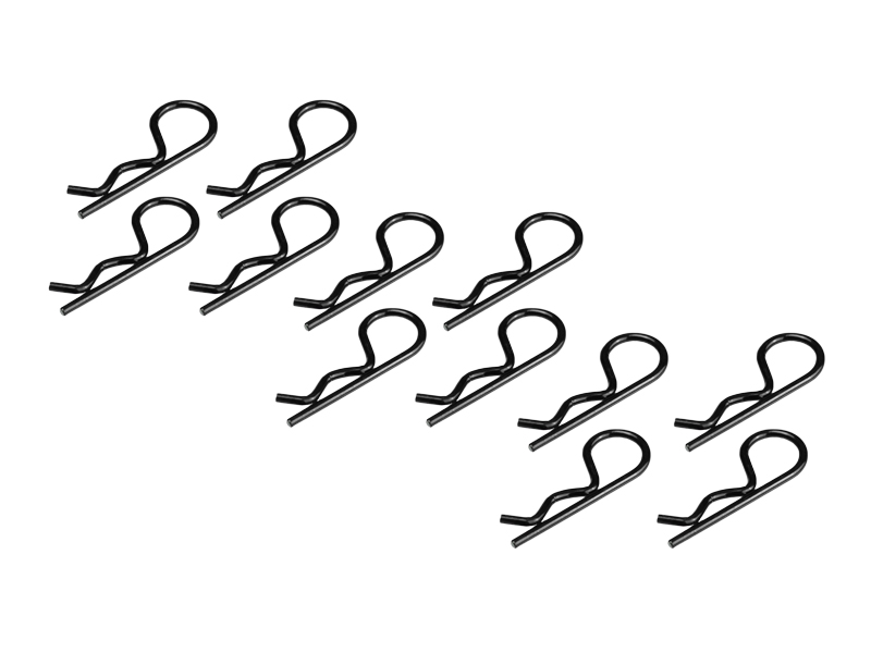 Body clips - Medium size (Black)