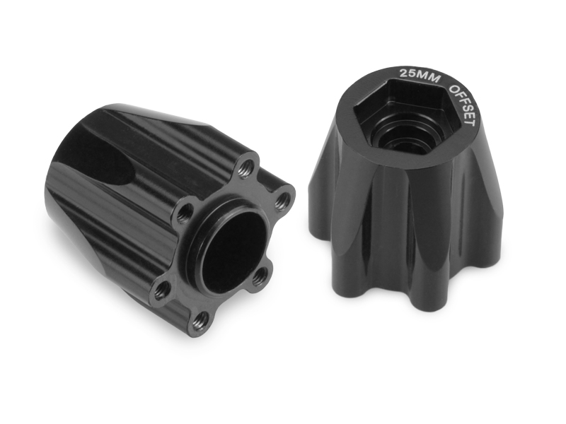 Aluminum 12mm Hex Adaptor - 25mm Offset