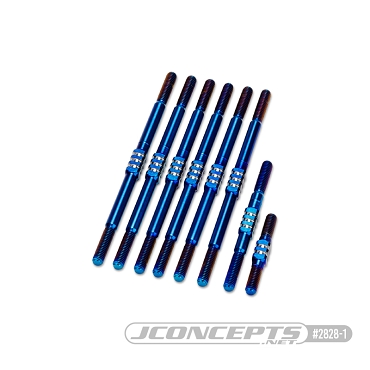 RC10T Fin Titanium Turnbuckle Set, 8pc