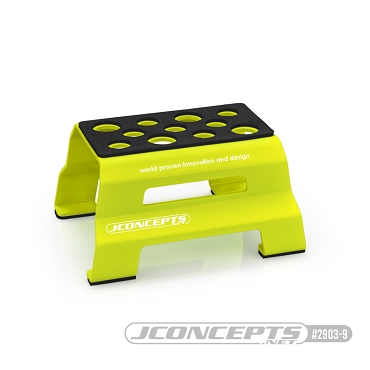 JConcepts Metal Car Stand - Yellow
