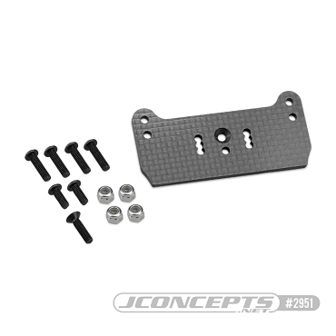 F2 Truggy Body Mount Adaptor, Carbon Fiber - RC8T3.2