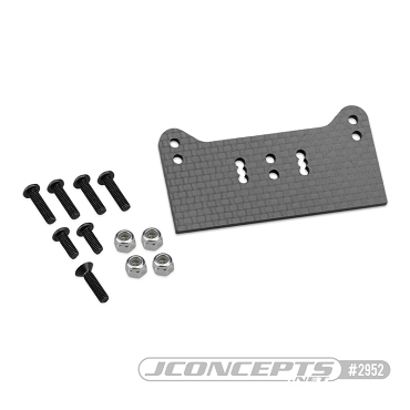 F2 Truggy Body Mount Adaptor, Carbon Fiber - MBX8T