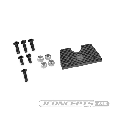 F2 Truggy Body Mount Adaptor, Carbon Fiber - Tekno NT48 2.0