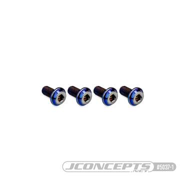 3x6mm Top Hat Titanium Screw - 4pc