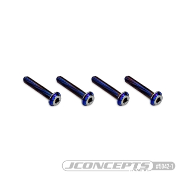 3x16mm Top Hat Titanium Screws - 4pc