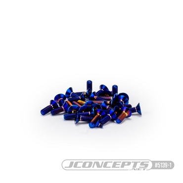 RC10B7 Titanium Screw Set, Lower - 32pc