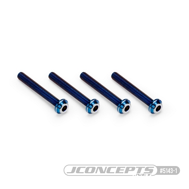 3x22mm Top Hat Titanium Screw - 4pc