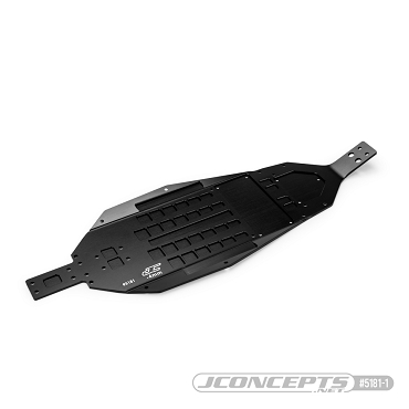 RC10B7 Chassis, -4mm, Hard Anodized