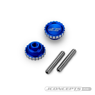 4-40 Future Thumb Nut w/ Set Screw, 2pc