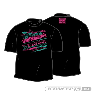 JConcepts, Retro Pink / Teal T-Shirt (Small/Medium)