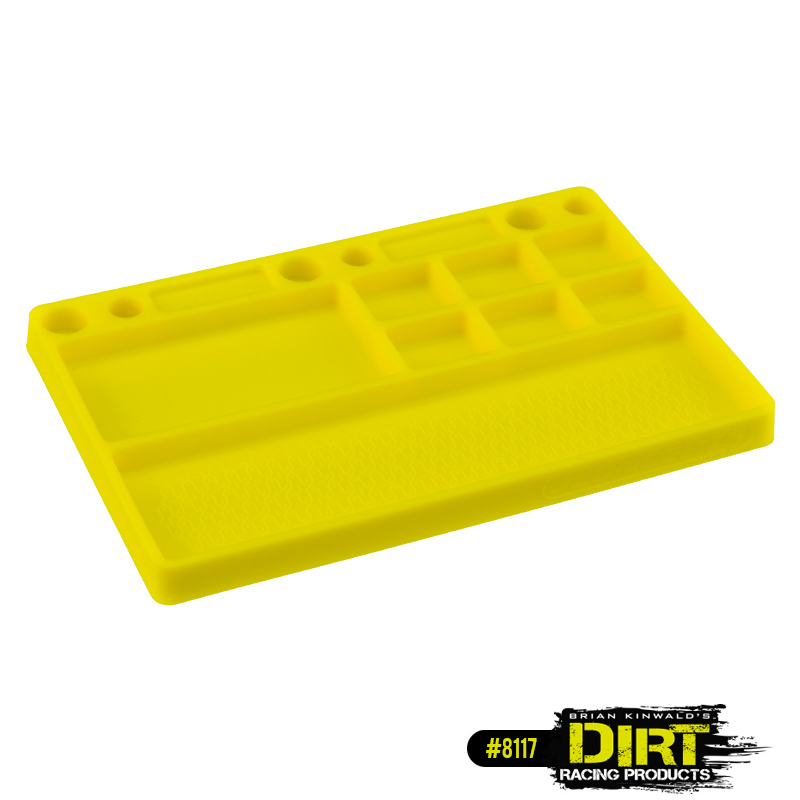 Parts Tray, Rubber Material - Yellow