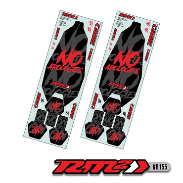 RM2, No Apologies RC10B7 | RC10B7D Precut Chassis Protective Sheet